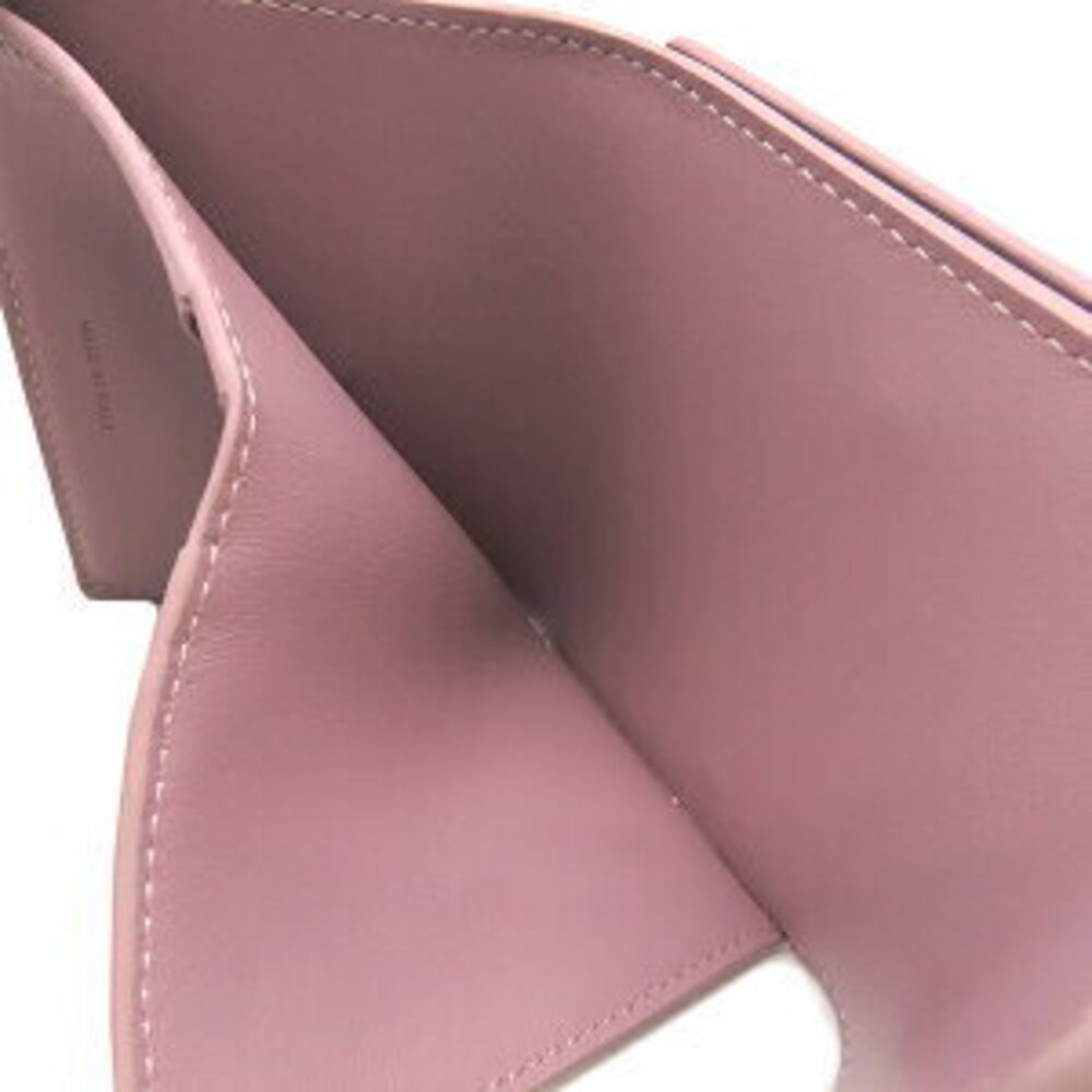 Celine wallet compact pink leather Triomphe coin - Picture 12 of 14